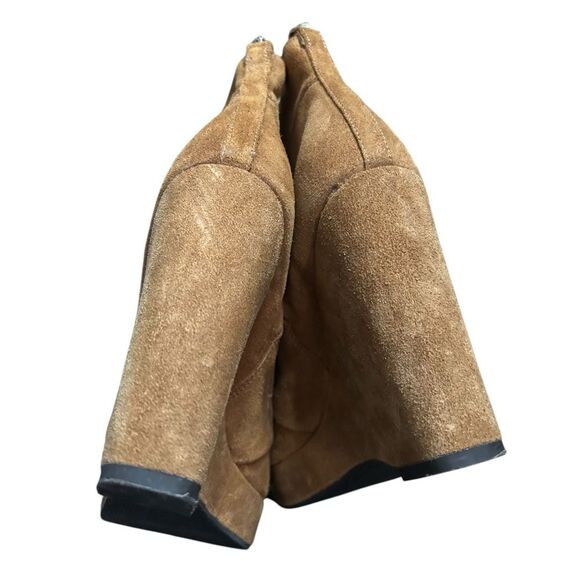 Michael Kors JADA Ankle Lace-Up Wedge Boot Size 8 - Picture 6 of 11